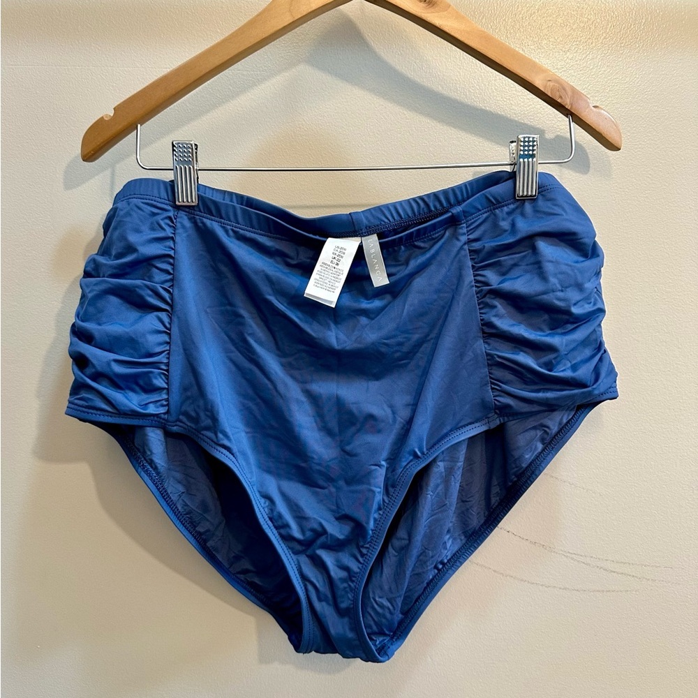 NWT La Blanca Blue Bikini High Waist Size 20W